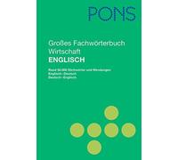 Peter Collin Si PONS Großes Fachwörterbuch Wirtschaft: Englisch-Deuts (Hardback)