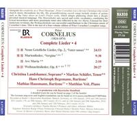 Landshamer:Schafer:Viet - Cornelius: Complete Lieder Volume 4