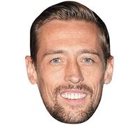 Peter Crouch (Beard) Celebrity Mask, Flat Card Face, Fancy Dress Mask