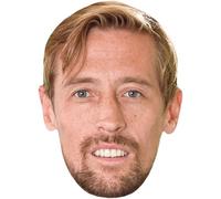 Peter Crouch (Goatee) Celebrity Mask, Flat Card Face, Fancy Dress Mask