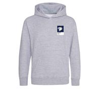 Peter Crouch Robot England Icon Frame Kids Hoodie - Gray / 12-13 years