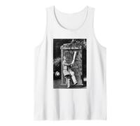 Peter Davison Doctor Who Cricket Tardis 1981 Tank Top