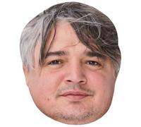 Peter Doherty (Grey) Celebrity Mask, Flat Card Face, Fancy Dress Mask