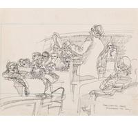 Peter E. Fleming Jr. John Mitchell's Defense Attorney Before Jury Reading Documents During Trial United States vs. John Mitchell and Maurice Stans (1974) Poster Print by Joseph