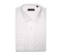 Peter England Long Sleeve Plain White Mens Shirts