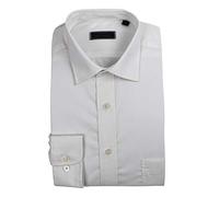 Peter England Mens Plain King Size Shirt White