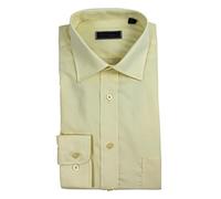 Peter England Mens Plain Shirt-Lemon-18