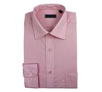 Peter England Mens Plain Shirt-Salmon Pink-17