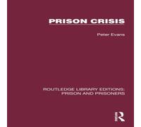 Peter Evans Prison Crisis Paperback Book Peter Evans Multicolor