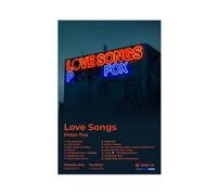 Peter Fox Art Poster Hip Hop Music Album Love Songs Cover Tracklist Stylish Rapper Singer Fans Gift Rap Room Decor Canvas Poster Wall Art Decor Print Picture Paintings for Living Room Bedroom Decorati