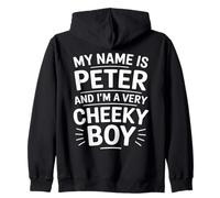 Peter Funny Joke Humor Men Brother Uncle Son Friend Boy Zip Hoodie