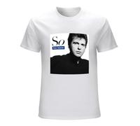 Peter Gabriel Men's T-Shirt Unisex Tee White Shirt L