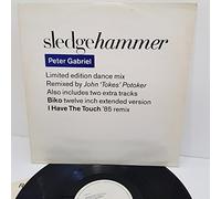 PETER GABRIEL - PETER GABRIEL, sledgehammer (dance mix) and don't break this rhythm, B side biko (12" extended version) and I have the touch ('85 remix), PGS 113, 12"