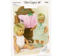 Peter Gregory Knitting Pattern 7208 Dolls Clothes