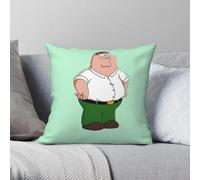 Peter Griffin Message In My Alpha-Bits Square Pillowcase Polyester Linen Velvet Creative Zip Decor Throw Pillow Case Room Cover