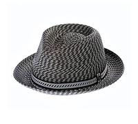 Peter Grimm Gransee Packable Sun Beach Fedora Hat, Gray, One Size