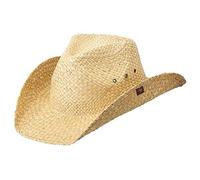 Peter Grimm Natural Straw Maverick Drifter Cowboy Hat