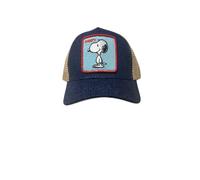 Peter Grimm Peanuts Cartoon Collection, Adjustabale Baseball Cap White - Denim Snoopy, Multi, One size