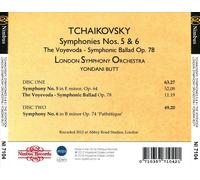 PETER ILJITSCH TCHAIKOVSKY - SYMPHONIES 5&6 NEW CD