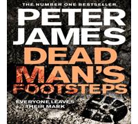 Peter James Dead Man's Footsteps Paperback Book in White Peter James White