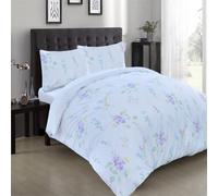 Peter James DUVET COVER SET Multi Flowers Printed Poly cotton Duvet Covers Pillowcase Pillow Case Polycotton Bedding Bed Home Hotel Decore (Double)