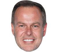 Peter Jones (Smile) Celebrity Mask, Flat Card Face, Fancy Dress Mask