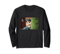 Peter Kay Comedian Peeping from Behind Tree Phoenix Nights Long Sleeve T-Shirt