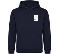 Peter Lorimer Leeds United Icon Frame Men's Hoodie - Navy / 2XL