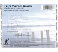 PETER MAXWELL DAVIES: CHAMBER WORKS, 1952-1987 NEW CD