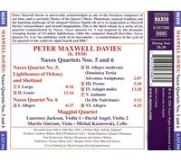 Maxwell Davies - MAXWELL DAVIES: Naxos Quartets Nos 5 6