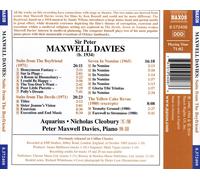 PETER MAXWELL DAVIES: SUITES NEW CD