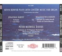 PETER MAXWELL DAVIES: WORKS FOR ORGAN NEW CD