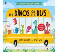 Peter Millett Dinos on the Bus Paperback Book Peter Millett Multicolor
