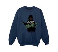 Peter Pan Boy's Captain Of Chaos Sweatshirt in Navy | Size: 12-13 Years Peter Pan Navy 12-13 Years
