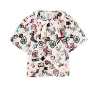 Peter Pan Collar Printed Shirt- female- Marc Jacobs- Kids Blouses- Multicolor- 10 Y- Kids 10 Y