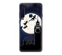 Peter Pan Fly Full Moon Night Case Cover For Samsung Galaxy A9 (2018), A9 Star Pro, A9s
