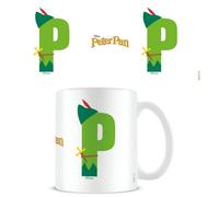 Peter Pan P Alphabet Mug White/green (One Size)