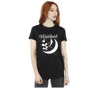 Peter Pan Take Me To Neverland Cotton Boyfriend T-Shirt Disney Black XL
