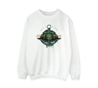 Peter Pan Women's Skull Rock Anchor Sweatshirt in White | Size: 2XL Peter Pan White 2XL
