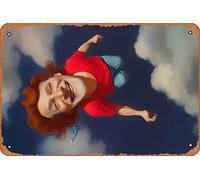 Peter Paprika Pan Pop Culture Abstract and Surreal People Classic Man Cave Wall Art Decor 8x12 inch Metal Tin Sign Plaque Poster