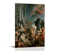 Peter Paul Rubens Artwork- The Miracles of St. Francis Xavier Wall Art Canvas Living Room Bedroom Decor Artworks 12x18inch(30x45cm)