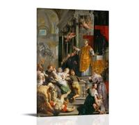 Peter Paul Rubens Artwork-The Miracles of St. Ignatius of Loyola Canvas And Wall Art Picture Print Modern Family Bedroom Decors 12x18inch(30x45cm)