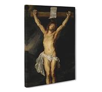 Peter Paul Rubens Christ On The Cross Canvas Print | Gallery Wrapped 30mm Frame Wall Art | 24x16 inches | Ready to Hang | Classic Religious Picture | Living Room Bedroom Lounge Office