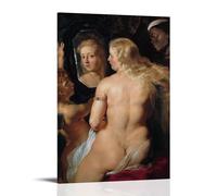 Peter Paul Rubens Classic Posters Venus at The Mirror Artworks Canvas Room Aesthetic Wall Art Prints Home Modern Decor 16x24inch(40x60cm)