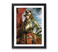 Peter Paul Rubens Emperor Maximilian Classic Painting Framed Print | A2 Black Framed Wall Art | Ready to Hang | Classic Historical Picture | Living Room Bedroom Lounge Office