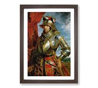 Peter Paul Rubens Emperor Maximilian Framed Print | A2 Walnut Framed Wall Art | Ready to Hang | Modern Nature Picture | Living Room Bedroom Lounge Office