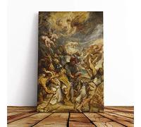 Peter Paul Rubens Martyrdom of Saint Livinus Canvas Print | Gallery Wrapped 30mm Frame Wall Art | 30x20 inches | Ready to Hang | Modern Religious Picture | Living Room Bedroom Lounge Office