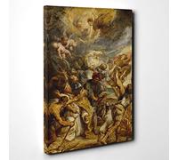 Peter Paul Rubens Martyrdom of Saint Livinus Canvas Print | Gallery Wrapped 30mm Frame Wall Art | 30x20 inches | Ready to Hang | Modern Religious Picture | Living Room Bedroom Lounge Office