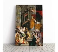 Peter Paul Rubens Miracles Canvas Print | Gallery Wrapped 30mm Frame Wall Art | 24x16 inches | Ready to Hang | Modern Picture | Living Room Bedroom Lounge Office