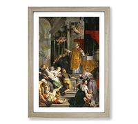 Peter Paul Rubens Miracles Framed Print | A2 Oak Framed Wall Art | Ready to Hang | Modern Nature Picture | Living Room Bedroom Lounge Office